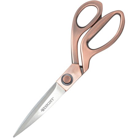 WESTCOTT Vintage Copper Finish Scissors, Copper WE464816